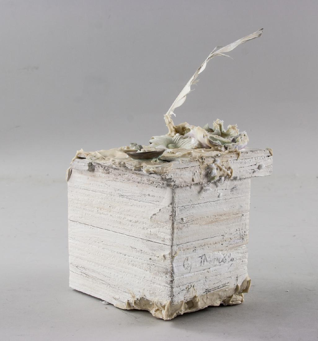 CY TWOMBLY USA 1928-2011 White Gesso Sculpture (1 of 10)
