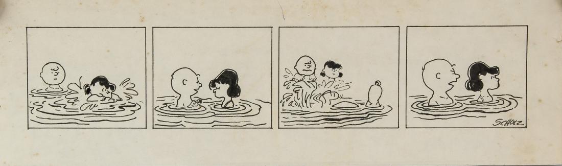 CHARLES SCHULZ  American 1922-2000 Ink on Paper (1 of 5)