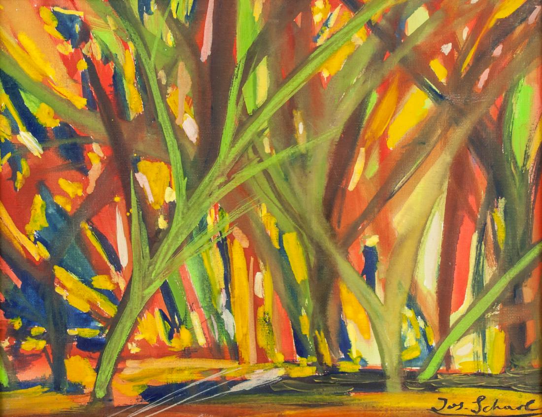 JOSEF SCHARL German 1896-1954 OOC Landscape (1 of 5)