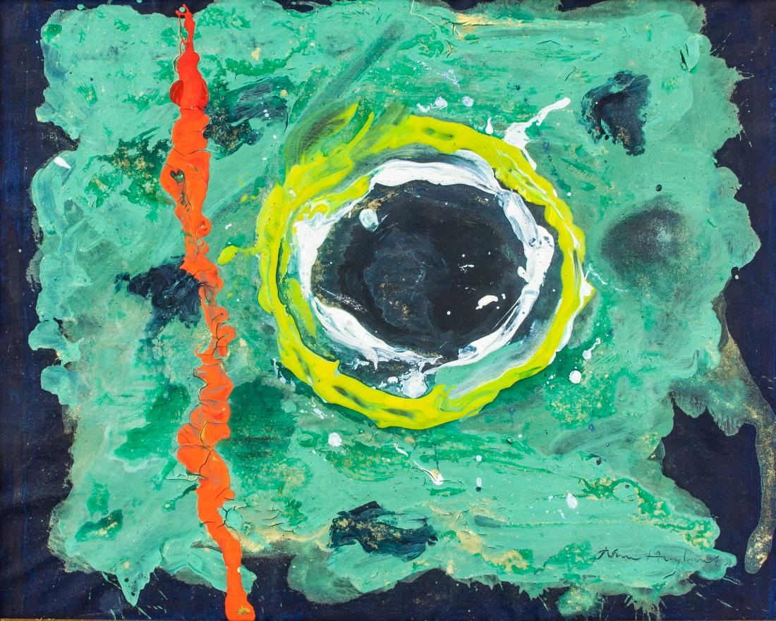 JOHN HOYLAND British 1934-2011 Oil on Canvas (1 of 5)