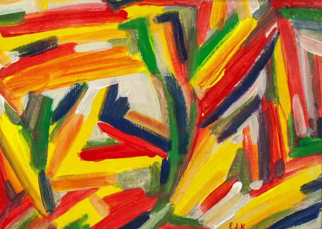 ELAINE DE KOONING US 1918â€“1989 Oil on Canvas (1 of 5)