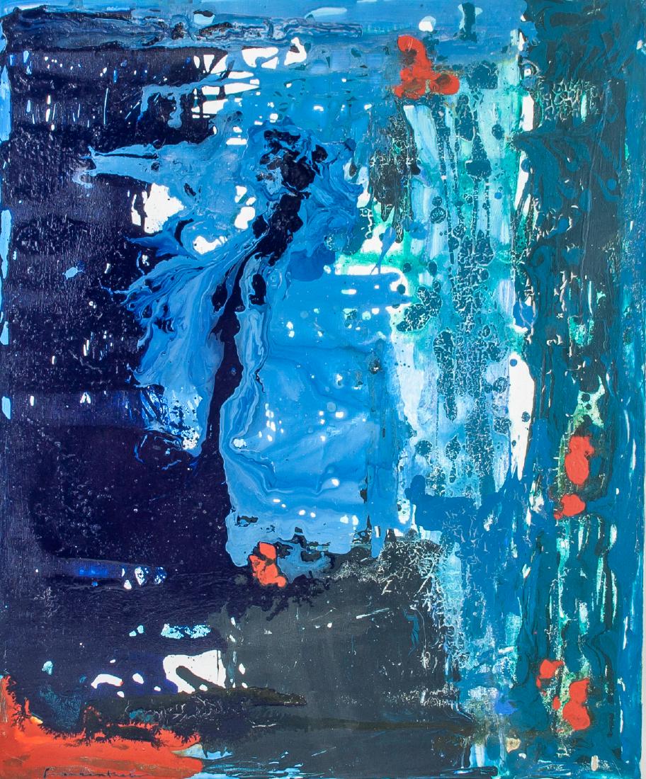 HELEN FRANKENTHALER US 1928-2011 Oil on Canvas (1 of 6)