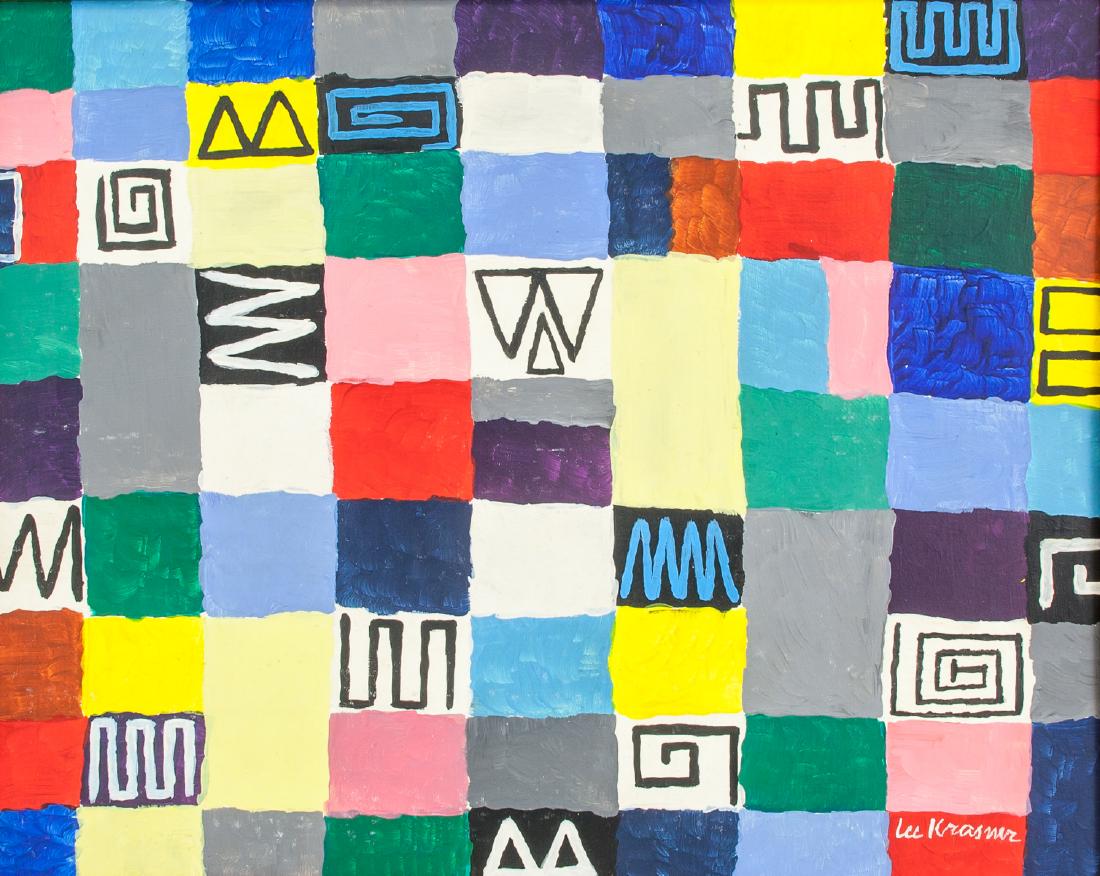 LEE KRASNER American 1908-1984 OOC Abstract (1 of 5)