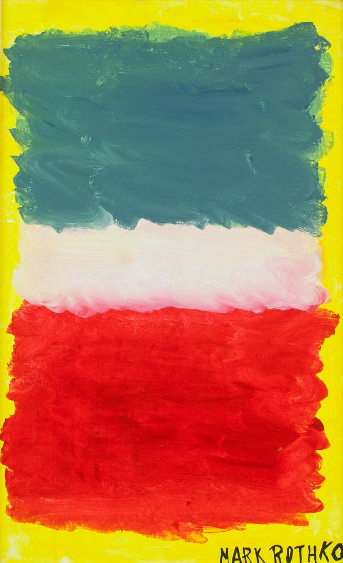 MARK ROTHKO American 1903-1970 Oil on Canvas (1 of 6)