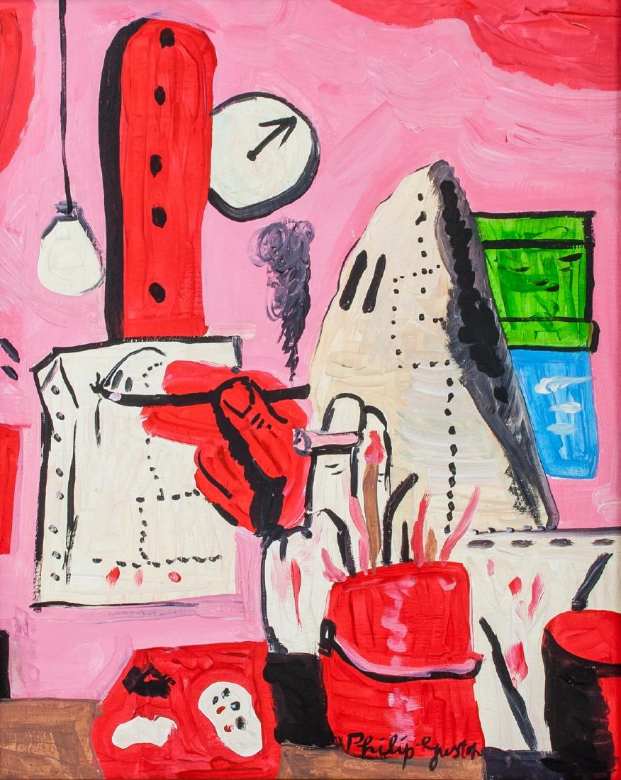 PHILIP GUSTON American 1913-1980 Oil on Canvas (1 of 5)