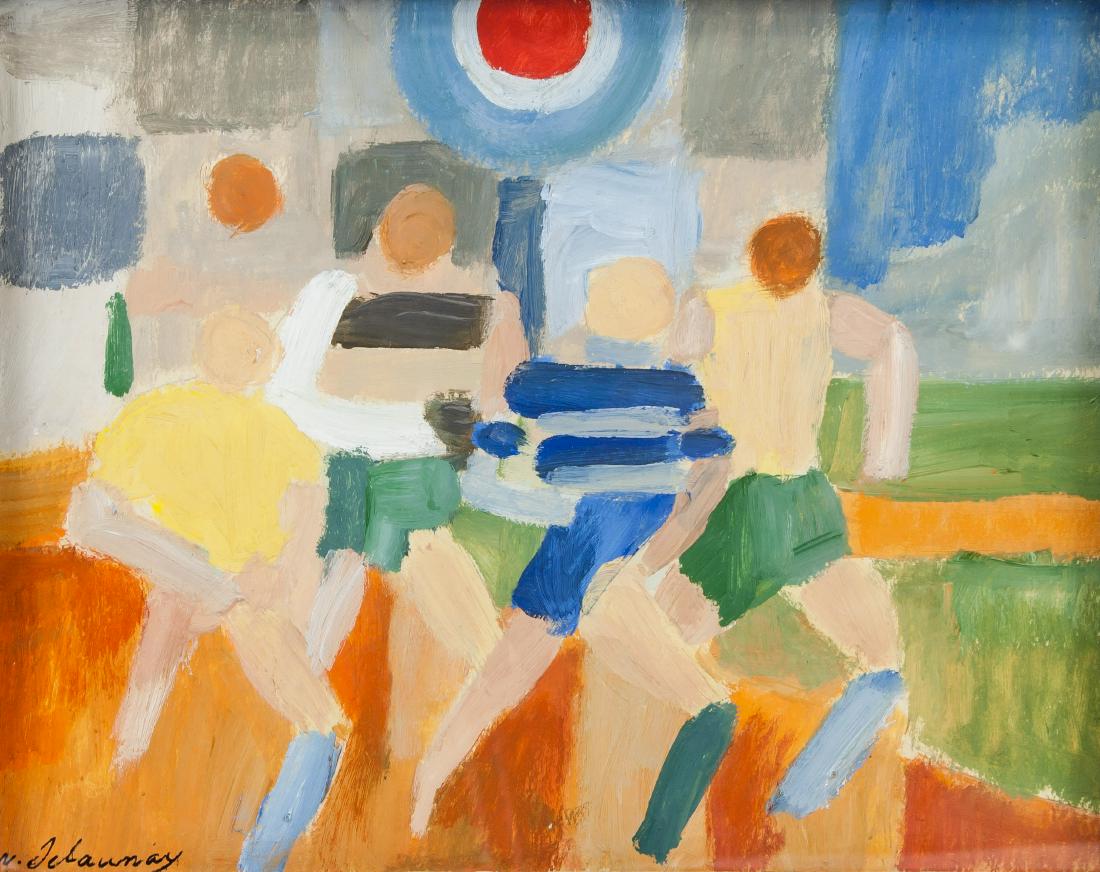 Attr. ROBERT DELAUNAY French 1885-1941 Gouache (1 of 5)