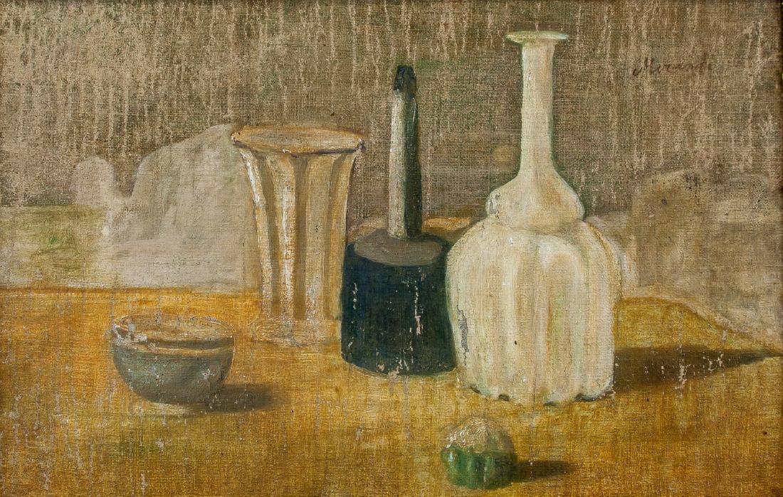Attr. GIORGIO MORANDI Italian 1890-1964 OOC Still (1 of 5)