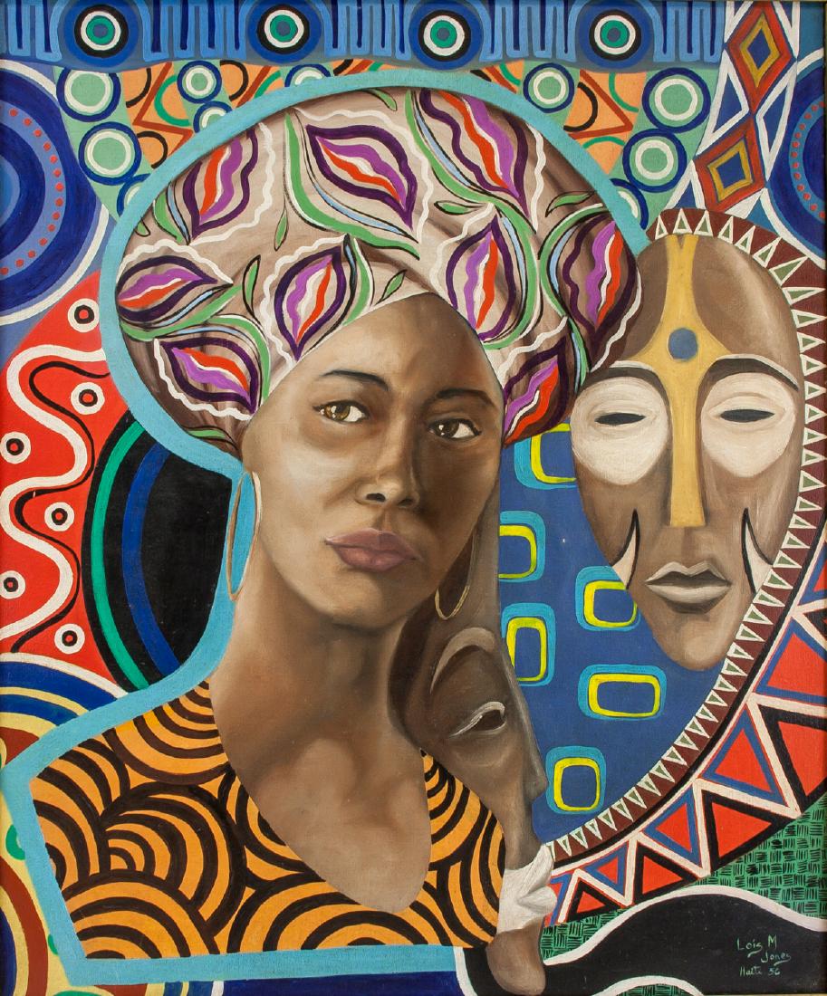 Attr. LOIS MAILOU JONES American 1905-1988 OOC (1 of 6)