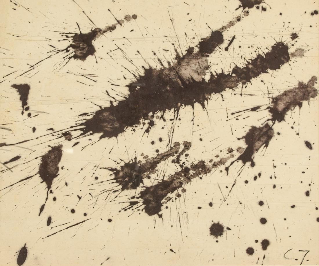 American Artist Signed Mixed Media on Paper (1 of 5)