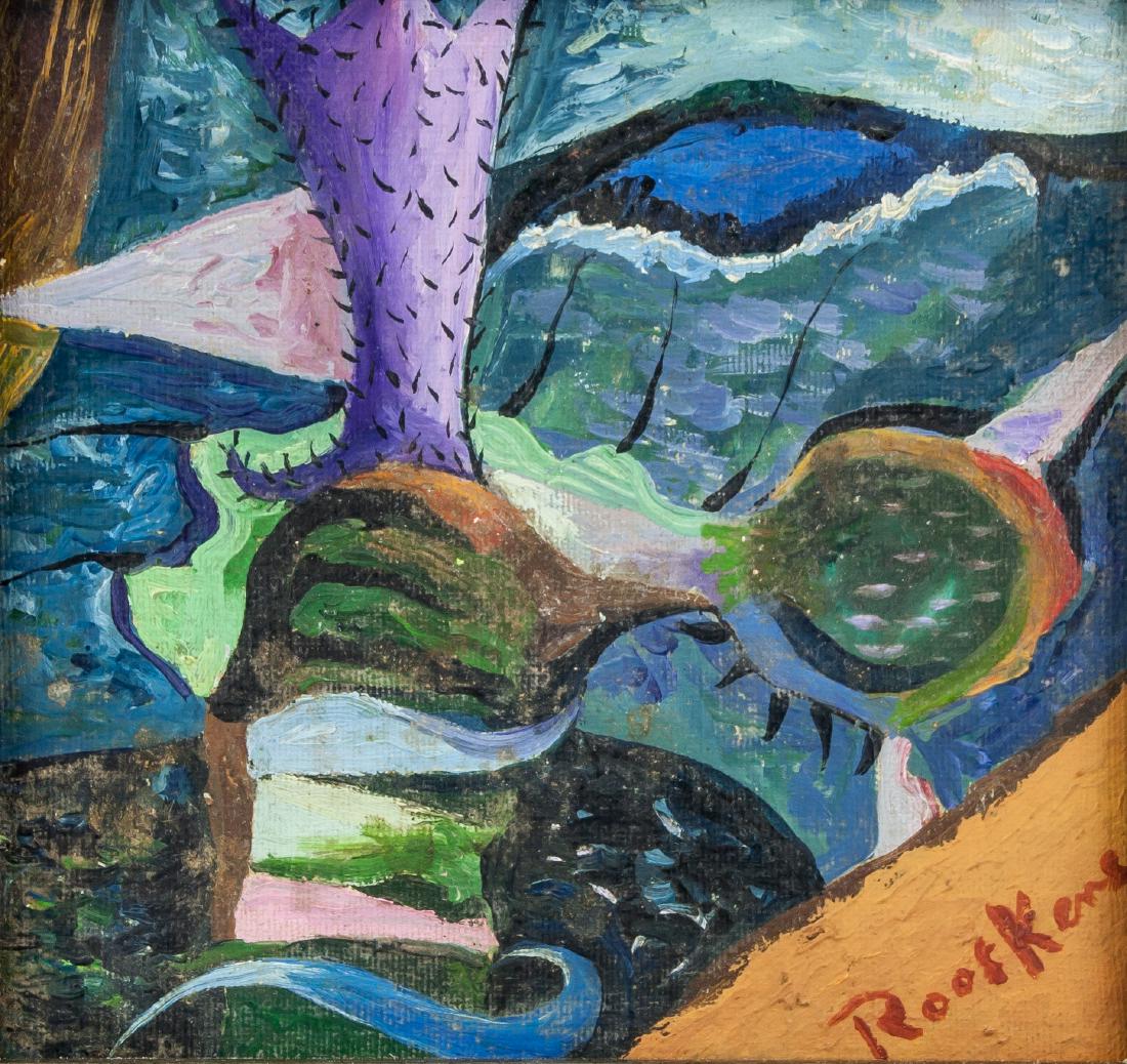 ANTON ROOSKENS Dutch 1906-1976 OOC Abstract (1 of 5)