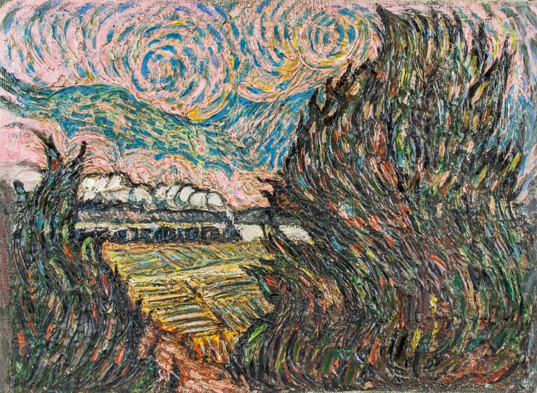 Dutch Impressionist Oil Canvas Signed Vincent (1 of 6)