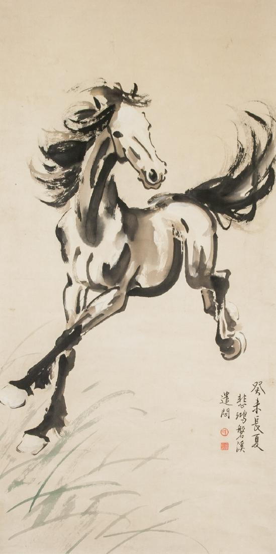 XU BEIHONG Chinese 1895-1953 Ink Horse (1 of 4)