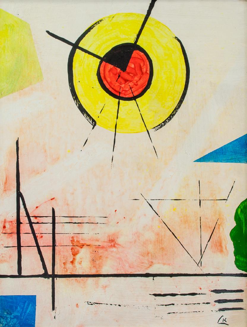 Oil on Canvas Abstract Expressionist VK (1 of 5)