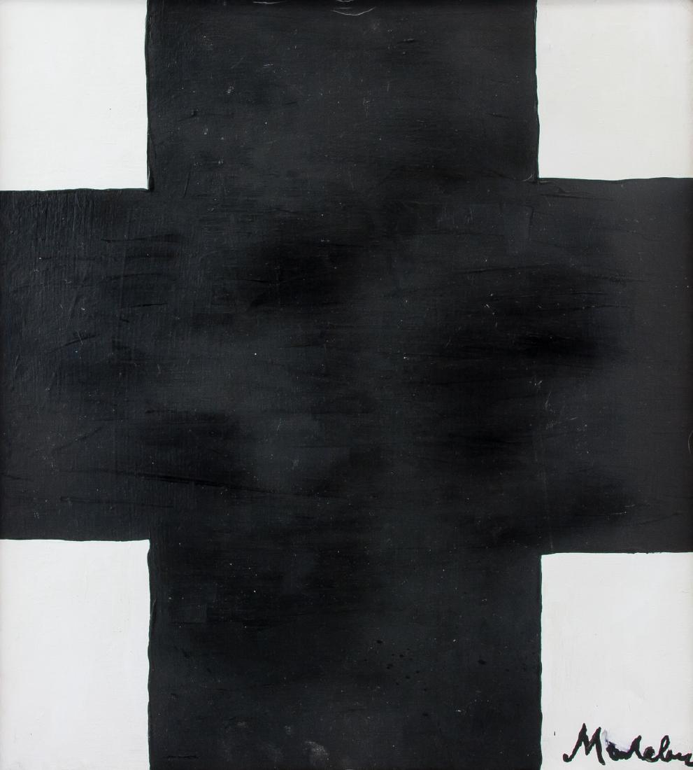 Russian Oil Abstract Composition Signed Malevich (1 of 5)