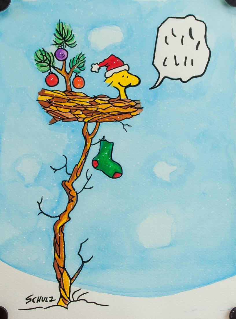 American Pop Art Marker Woodstock Signed Schulz (1 of 5)