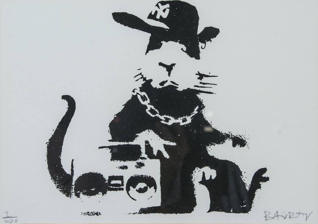 British Pop Art Silkscreen Litho Signed Banksy (1 of 6)
