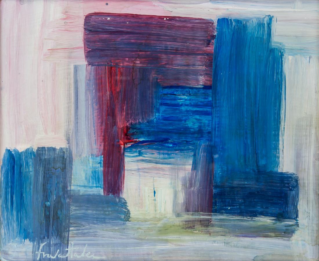 American Abstract Oil Signed Frankenthaler (1 of 6)