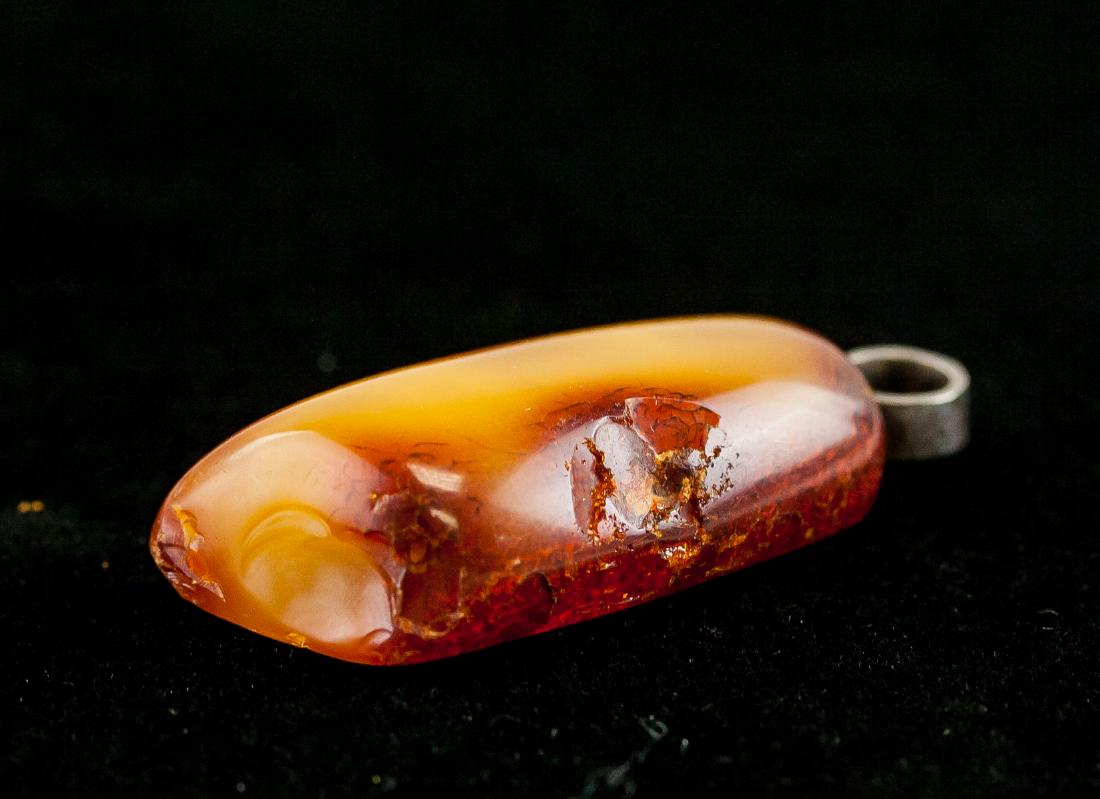 Polished Amber Pendant (1 of 4)