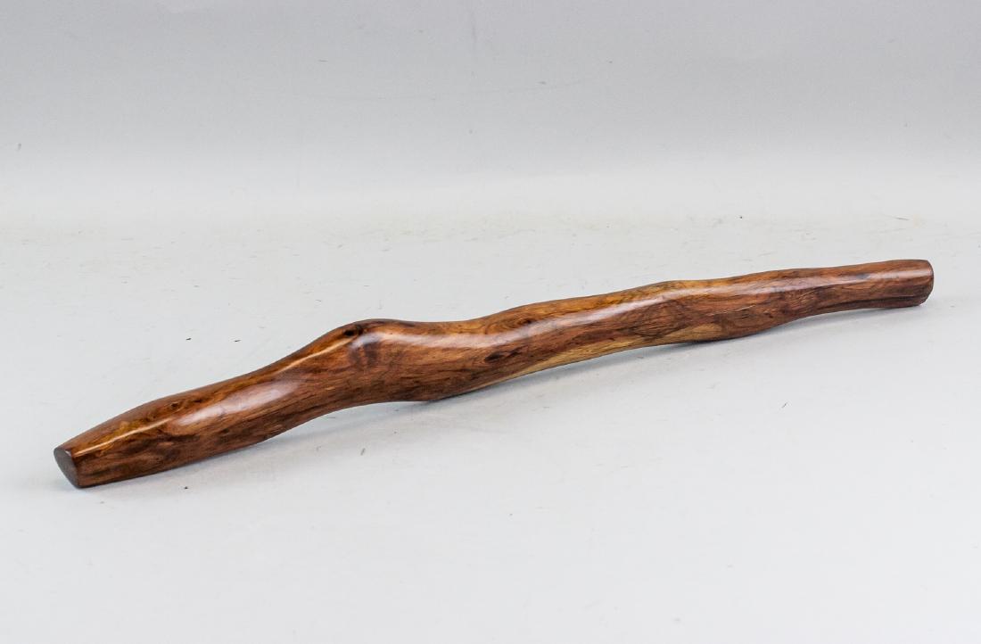 Chinese Fine Huanghuali Wood Carved Paper Weight (1 of 9)