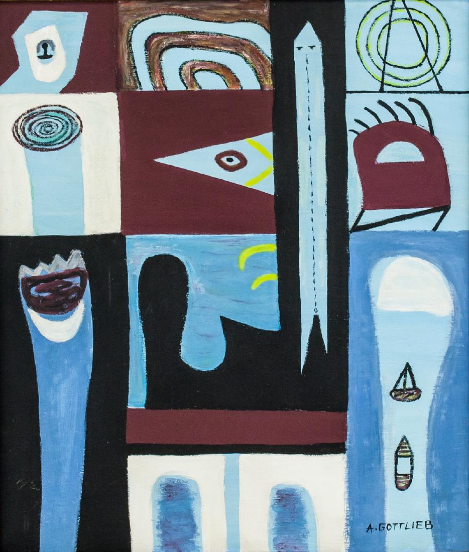 US Abstract Expressionist OOC Adolph GOTTLIEB (1 of 6)