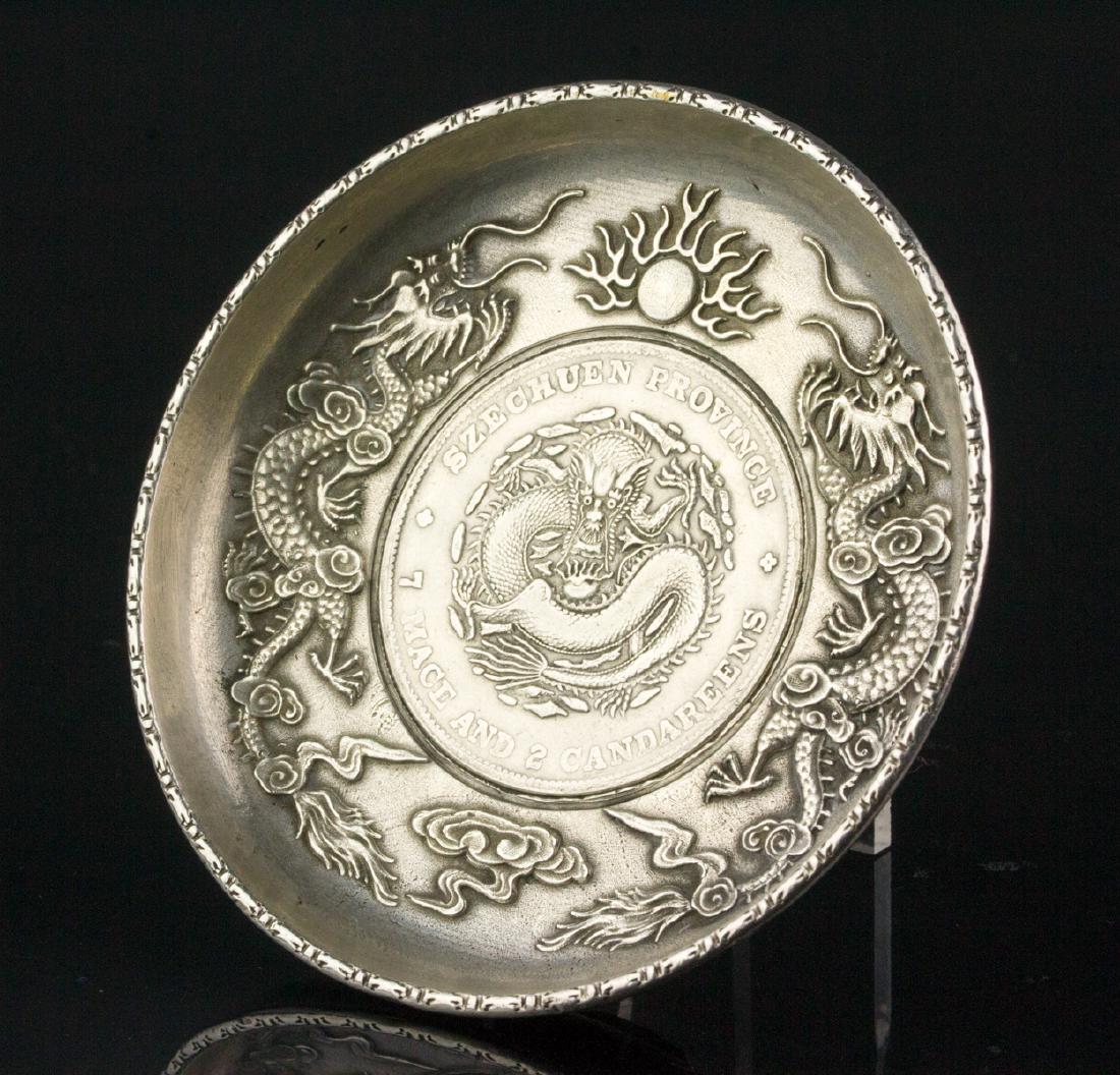 Chinese Republic Silver Coin Tray (1 of 3)