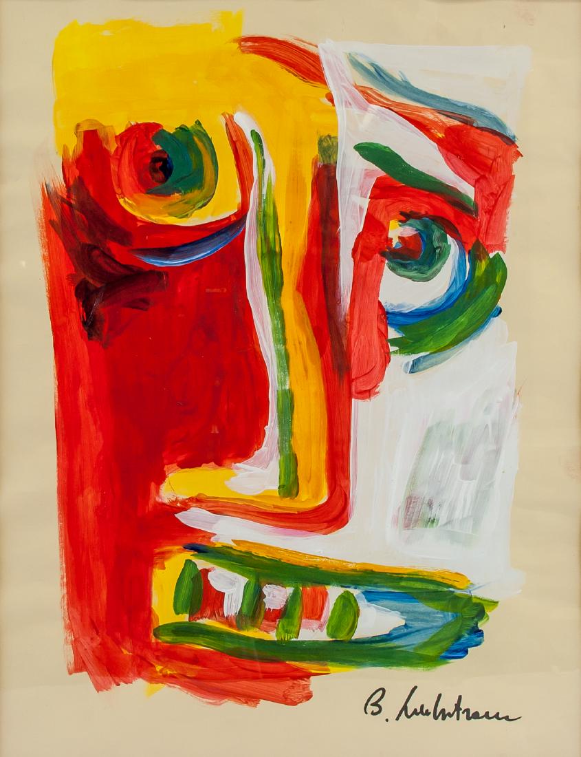 Bengt Lindstrom Swedish Cobra Oil on Paper (1 of 5)