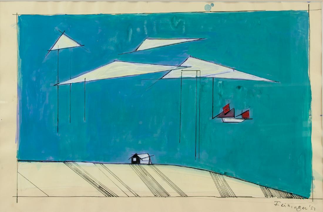 Lyonel Feininger German Expressionist Mixed Media (1 of 5)