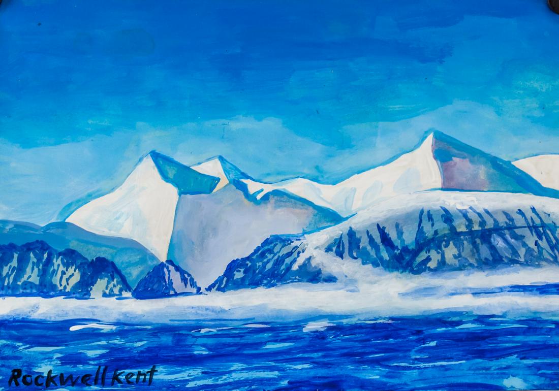 Rockwell Kent  American Gouache on Paper (1 of 8)