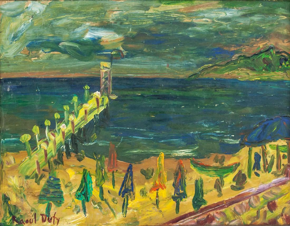 Raoul Dufy French Impressionist Oil on Board (1 of 6)