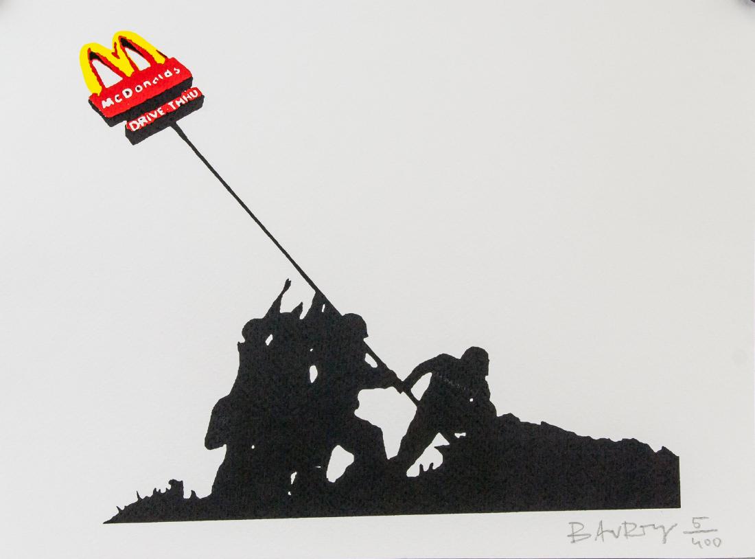 Banksy British Pop Art Silkscreen Lithograph 5/300 (1 of 7)