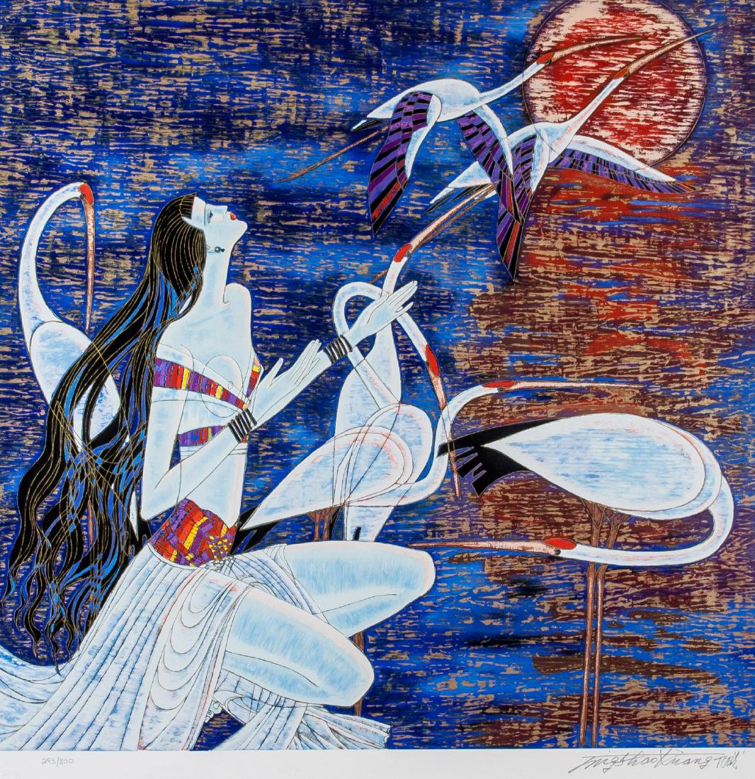 Ting Shao Kuang b.1939 American Serigraph (1 of 6)