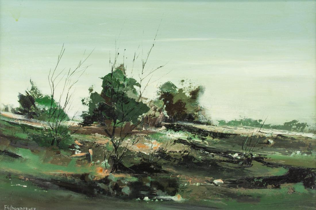 Fred Schonberger 1930-1993 Canadian Oil Landscape (1 of 6)