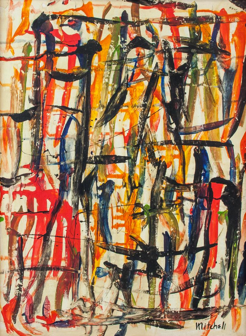 Joan Mitchell American Abstract Oil on Canvas (1 of 5)