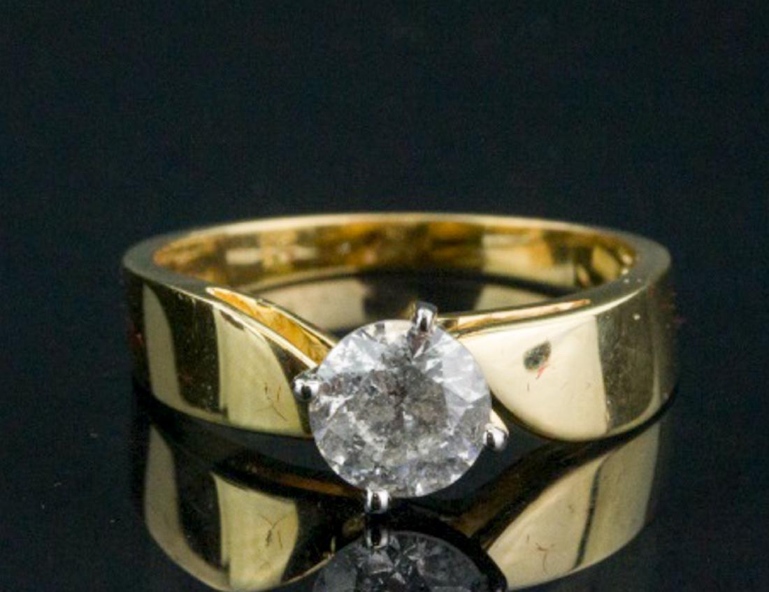 18kt Yellow Gold & 0.90ct Diamond Ring CRV$4950 (1 of 5)