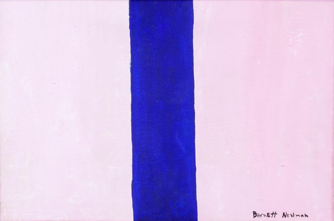 Barnett Newman American Color Field Oil on Canvas (1 of 5)