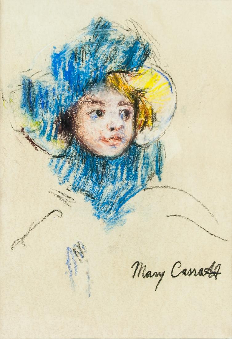 Mary Cassatt American Modernist Pastel on Paper (1 of 5)