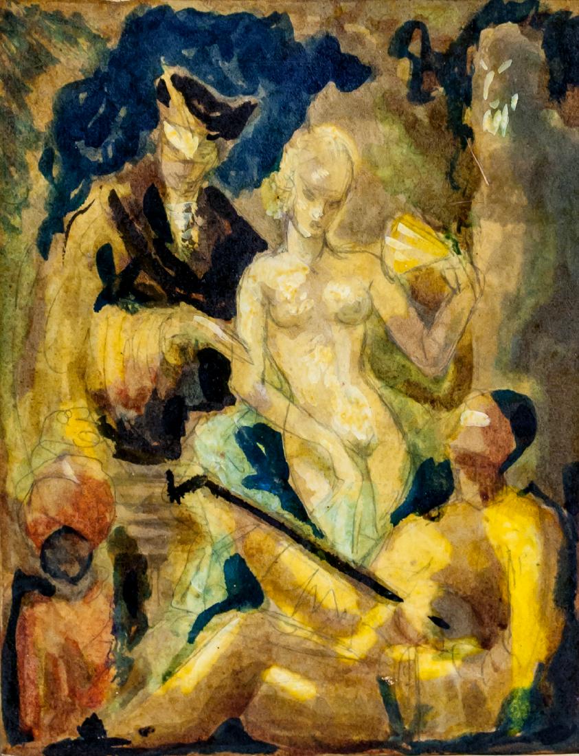 Gabriele Munter German Expressionist Watercolor (1 of 8)