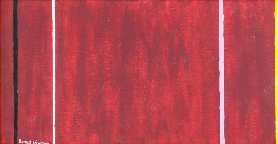 Barnett Newman American Abstract Oil on Canvas (1 of 6)