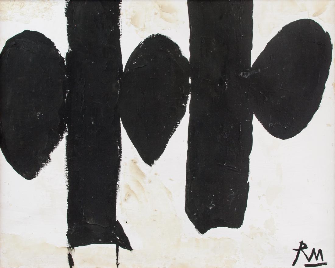【中古】Robert Motherwell Robert Motherwell (1915 1991), Oil On Canvas