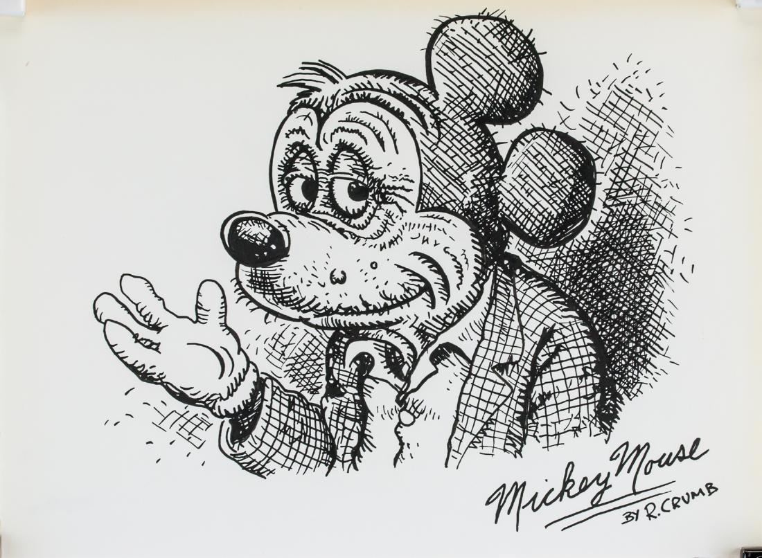American Pop Ink on Paper Signed R. CRUMB (1 of 6)