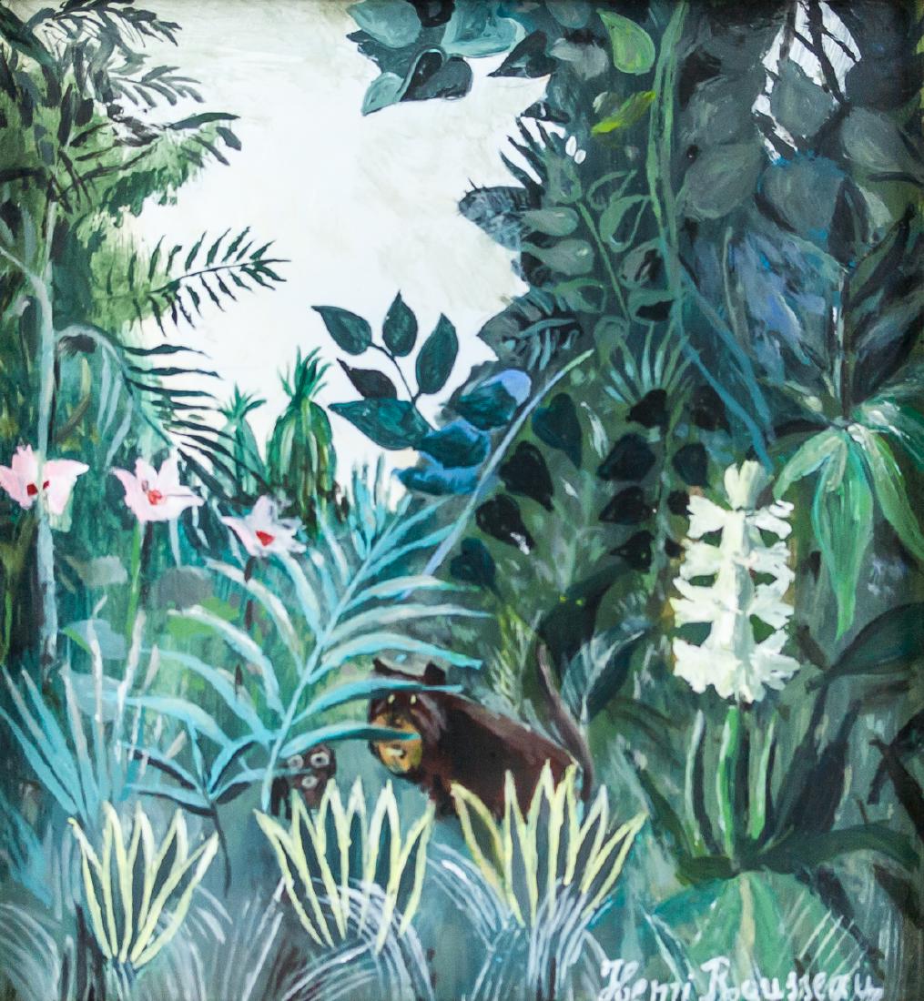 Henri Rousseau Post-Impressionist Gouache (1 of 6)
