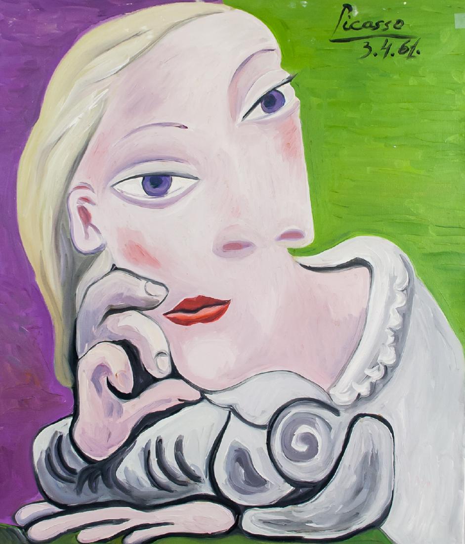 Pablo Picasso Spanish Cubist OOC Dated 3.4.61 (1 of 8)
