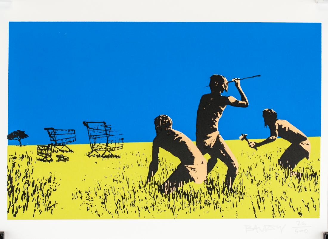 Banksy British Pop Art Signed Lithograph 26/400 (1 of 8)