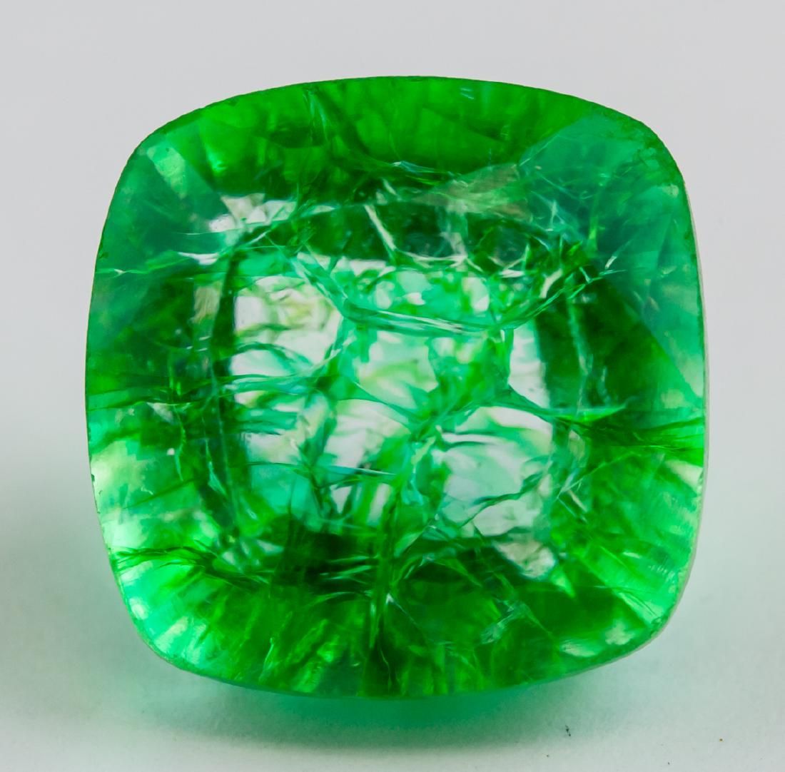 12.65 ct Natural Green Emerald w/ GGL Certificate (1 of 4)