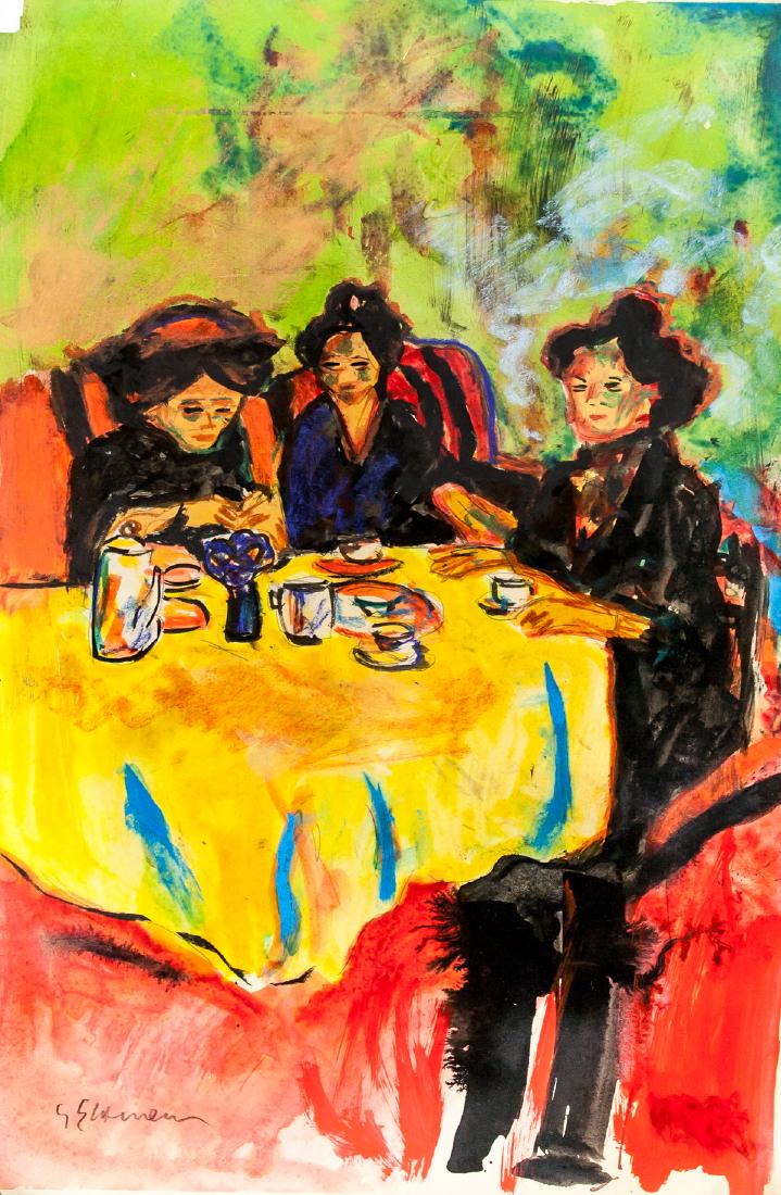 Ernst Kirchner German Expressionist Mixed Media (1 of 10)