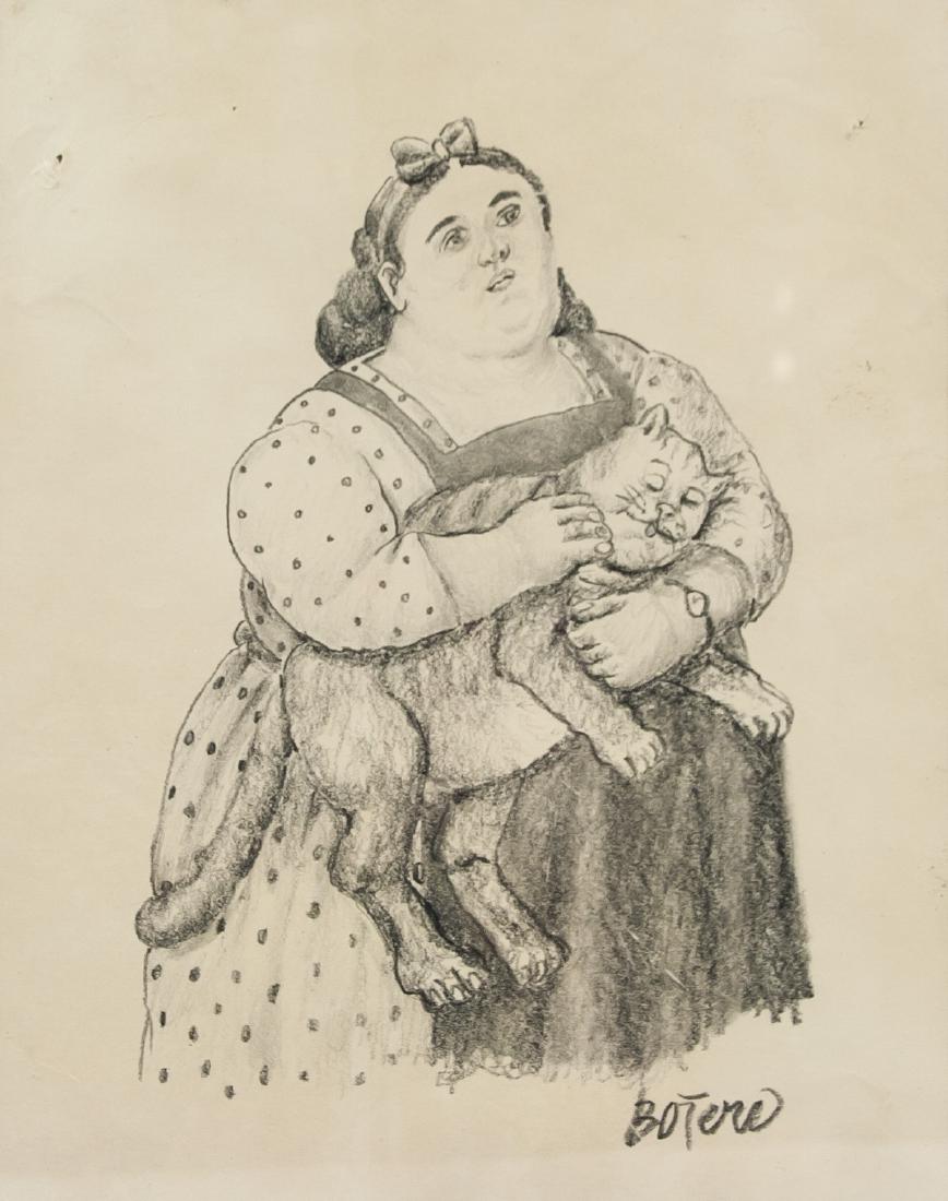 Fernando Botero Colombian Modern Pencil on Paper (1 of 6)