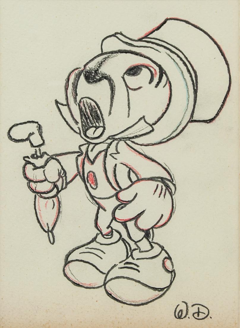 Walt Disney  American Pop Charcoal & Pencil (1 of 5)