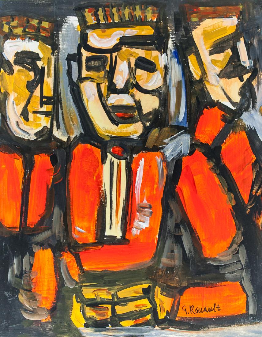 Georges Rouault French Fauvist Oil on Canvas (1 of 7)