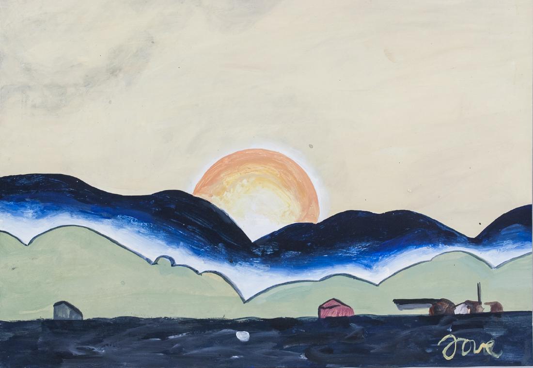 American Modernist Tempera on Paper (1 of 7)