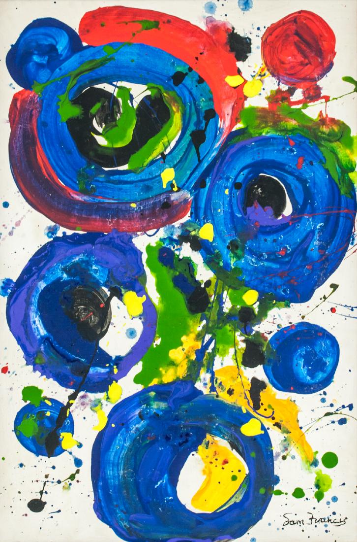 Sam Francis American Abstract Oil on Canvas (1 of 7)
